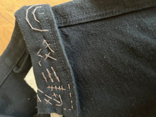 Hand embroidered jean Jacket